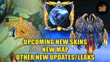 UPCOMING NEW SKINS, NEW MAP AND OTHER NEW UPDATES/LEAKS | Mobile Legends: Bang Bang!
