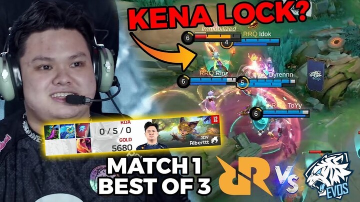 WOW ALBERT SAMPE GAK BISA BERGERAK GINI!! DI LOCK TERUS DARI EARLY GAME!! EVOS V