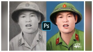Hướng dẫn phục chế ảnh cũ bằng photoshop | BonART