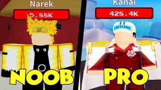 Noob to Pro!! in Anime Battleground X