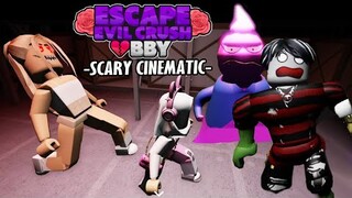 ADUHH..DIKEJAR SETAN YANG NAKSIR - Escape Evil Crush Obby [SCARY CINEMATIC] Roblox Indonesia