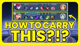 Playing With The WORST ALLIES EVER!☠️ | Mobile Legends