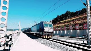 First China-Laos Railway freight train's journey to Vientiane