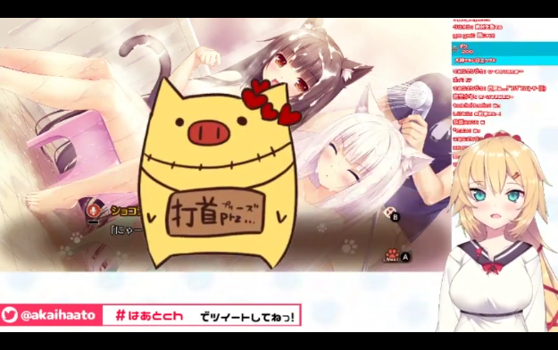 【熟肉】糟糕的画面就由心豚来挡住！【赤井心】