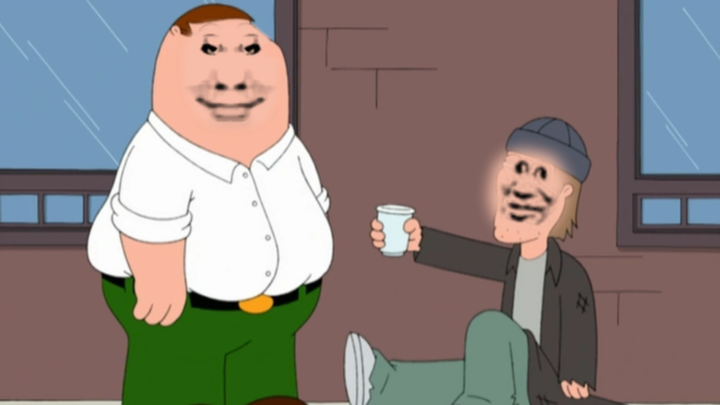 When you go out, you give yourself the money [Family Guy]