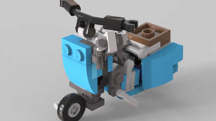 【แอนิเมชั่นการเปลี่ยนแปลง】Lego Transformation Motorcycle Sqweeks