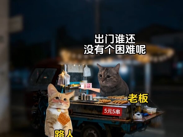 When you meet someone just like him #CatMemeSketch #CatMeme #YuanLongping #RealisticReenactment