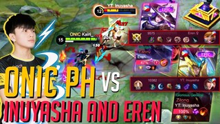 ONIC PH vs Top 1 PH INUYASHA and Top 1 Pampanga EREN