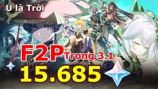 Nội Dung Mới Khổng Lồ, 3.1 Mang Tới Người Chơi FREE Hơn 15.685 Nguyên Thạch ! | Genshin Impact