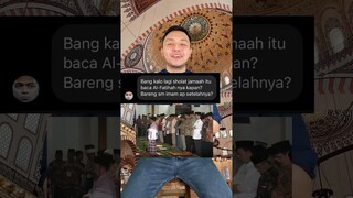 Baca Al-Fatihah bareng imam atau setelah imam? Menarik nih #shorts