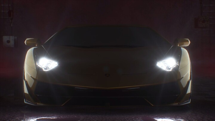 新人学习C4D四个月自制Aventador  C4D短片（临摹作品！）
