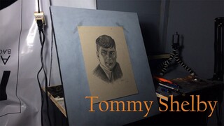 Tommy Shelby Portrait Drawing - Timelapsed | JK Art