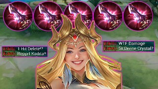 5X DIVINE GLAIVE ON KADITA! ( One hit hack! ) | MLBB