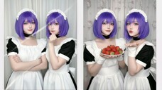 Kaede x Suzu Cosplay 😅💜 Anime Twins