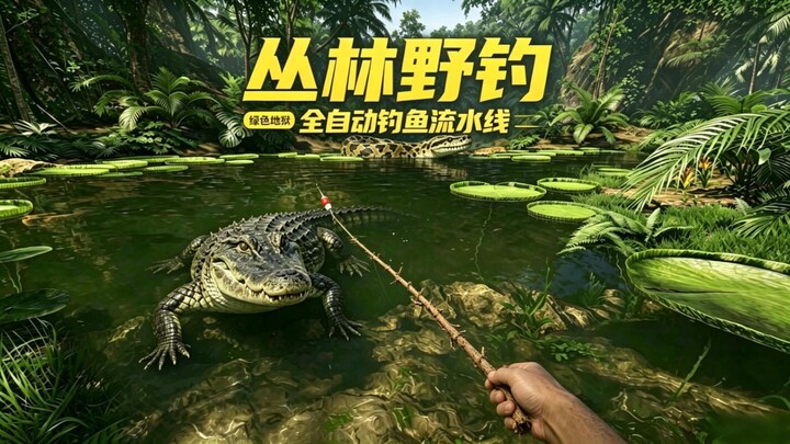 Wild fishing in the Amazon rainforest is terrifying.