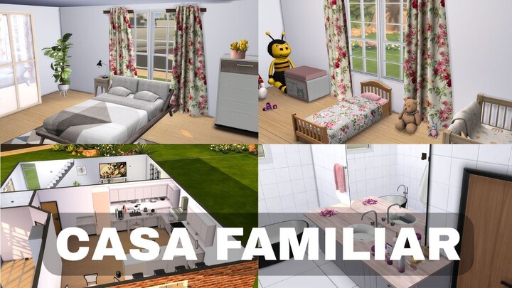 MOBILIEI CASA FAMILIAR com 2 QUARTOS | The Sims 4 | CC