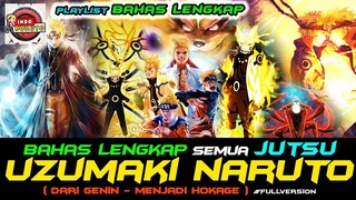 BAHAS LENGKAP SEMUA JUTSU JURUS TERKUAT NARUTO UZUMAKI DARI GENIN SAMPAI HOKAGE - EDISI FULL