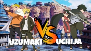 NSUNS4 - NARUTO HOKAGE AND BORUTO UZUMAKI VS. SASUKE AND SARADA UCHIJA