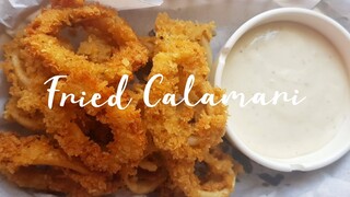 Crispy Fried Calamari | Fries Calamares | Squid Recipe