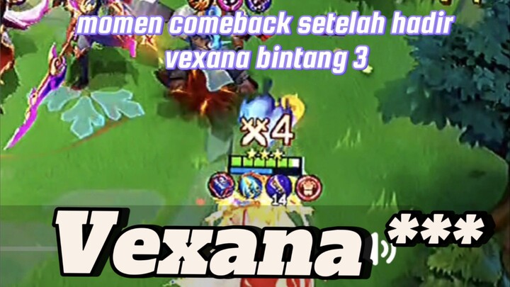 momen comeback setelah hadir vexana bintang 3