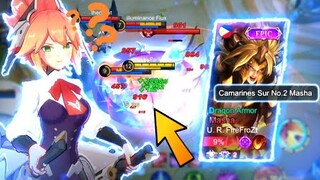 FANNY VS TOP SENIOR BADGE MASHA | RANKED GAMEPLAY | MLBB