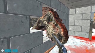 Hunting Dinosaurs in The Icelands. FPS Perspective! Animal Revolt Battle Simulator