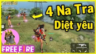 [Free Fire] Team 4 Na Tra đi diệt yêu quái | StarBoyVN