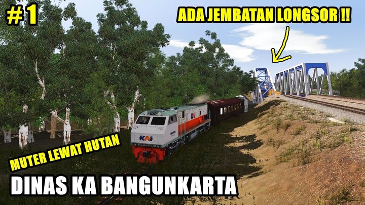 BARU MULAI ADA JEMBATAN LONGSOR - DINAS KA BANGUNKARTA PART- 1
