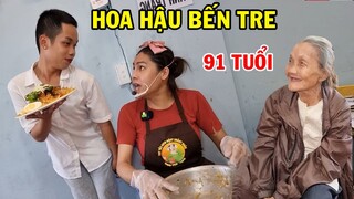 Miss Grand Bến Tre quậy chấn động, Bà ngoại thăm DIVA Cát Thy - Ẩm thực Cha Rồng Bánh tráng trộn