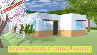 REVIEW SIMPLE SMALL HOUSE🏡 |SAKURA School Simulator | Angelo Official