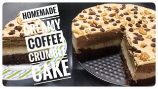 COFFEE CRUMBLE CAKE | NO BAKE NO COOK | PERFECT DESSERT FOR COFFEE LOVERS