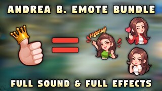 Andrea Brillantes Emote Bundle Script No Password | Full Sound & Full Effects | Mobile Legends