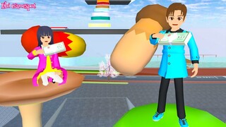 Mio Obby Parkour Dapat THR 10.000 Yen Yuta Bangkrap |Sakura School Simulator @Ebi Gamespot