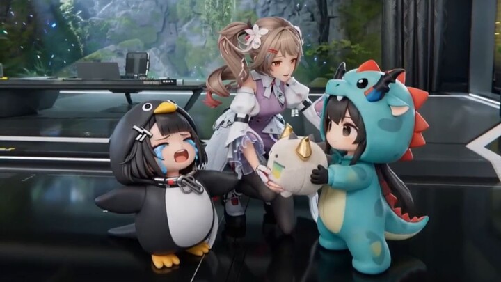 Naga apa yang ngejar gelembung naga si kecil penguin tuh～【Keseharian Mengasuh Anak di Zona Akhir】