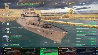 ModernWarshipsIndo || F-126 With RIM - 174 (SM-6) GAMEPLAY