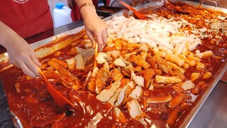 Tokbokki Siêu Cay Nổi Tiếng Ở Cheongju Hàn Quốc | Món Ăn Đường Phố Hàn Quốc