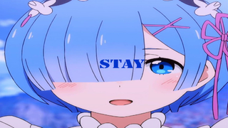 RE ZERO AMV:RE ZERO X The Kid LAROI, Justin Bieber - Stay (Lyrics)