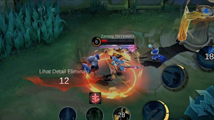 AKIBAT TERLALU NGEREMEHIN LAWAN...