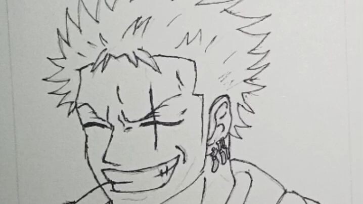 | drawing roronoa Zoro |