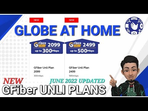 GLOBE AT HOME GFIBER | ALL NEW GFIBER UNLI PLANS | JUNE 2022