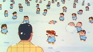 “在冰天雪地的世界里，我们感受着大自然的美妙，玩雪成为了一种享受。”