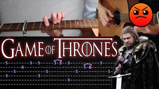 How to play 'Game of Thrones' Guitar Tutorial [TABS] Fingerstyle