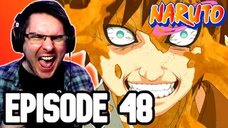 GAARA VS ROCK LEE!! | Naruto Episode 48 REACTION | Anime Reaction