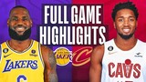 LAKERS vs CAVALIERS | NBA FULL GAME HIGHLIGHTS | November 6, 2022 | Lakers vs Cavaliers NBA 2K23