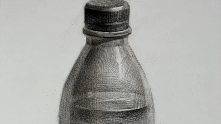 [Hướng dẫn vẽ tĩnh vật] Cách vẽ chai nước khoáng