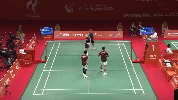 Chia/Man (MAS) vs Carnando/Marthin (INA) - QF- Asian Game2026