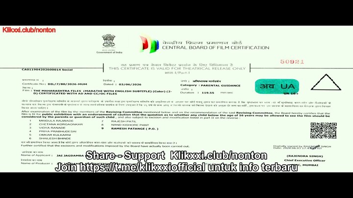 The Maharashtra Files (2026) Subtitle Indonesia