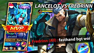 SUPREME LANCELOT 🇮🇩 VS FREDRINN JUNGLER ? 🤯 WHO WIN!? TOP GLOBAL LANCELOT | MOBILE LEGENDS