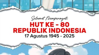 Dirgahayu HUT RI Indonesia Ke-80 Tahun
