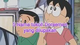5 Nama tokoh Doraemon yang dilupakan